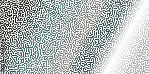 Abstract Reaction-diffusion Turing pattern natural texture colorful gradient color scheme. Linear design with biological algorithm psychedelic background. Reaction-diffusion or truing patter