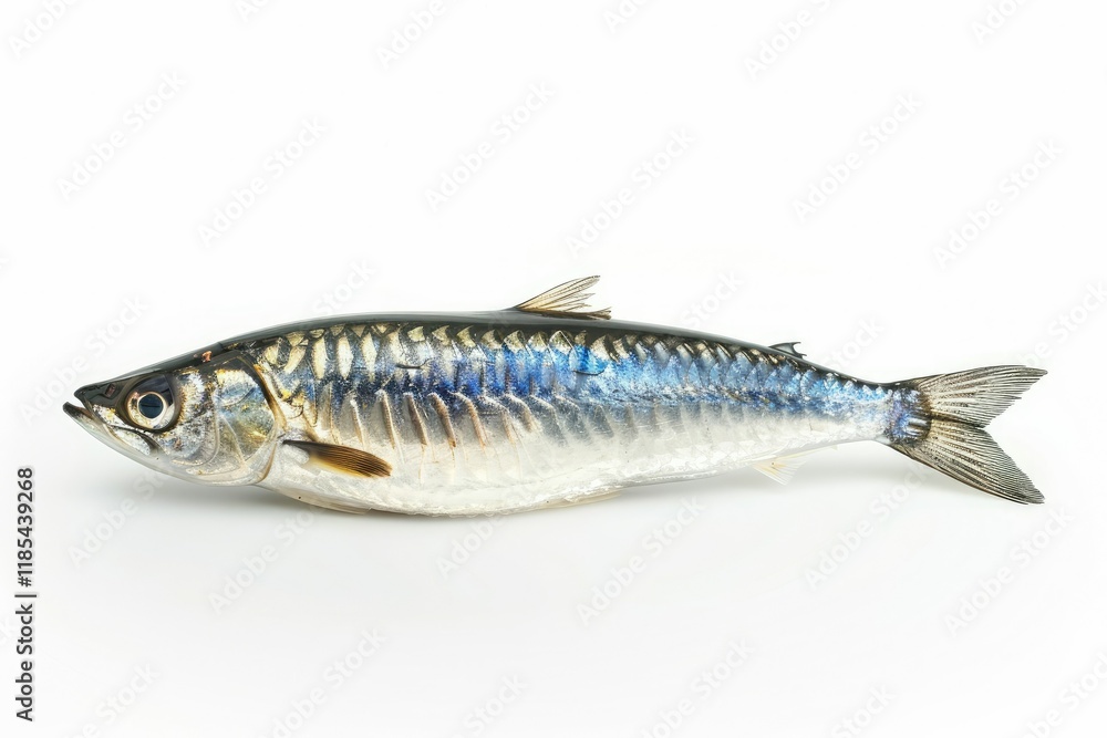 Flawless Visual of Fish Herring Isolated on White Background Flawless Visual of Fish Herring Isolated on White Background