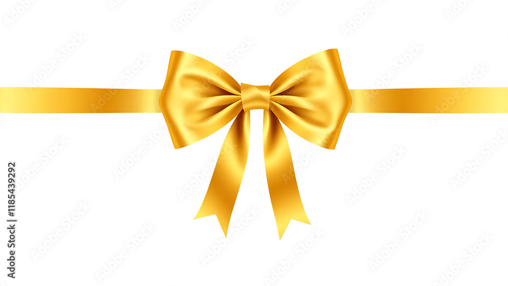 Gold Satin Ribbon with Bow PNG – Elegant Gift Decoration on Transparent Background Gold Satin Ribbon with Bow PNG – Elegant Gift Decoration on Transparent Background