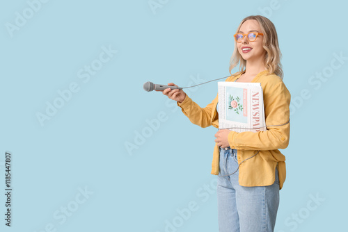 Portrait of female journali...