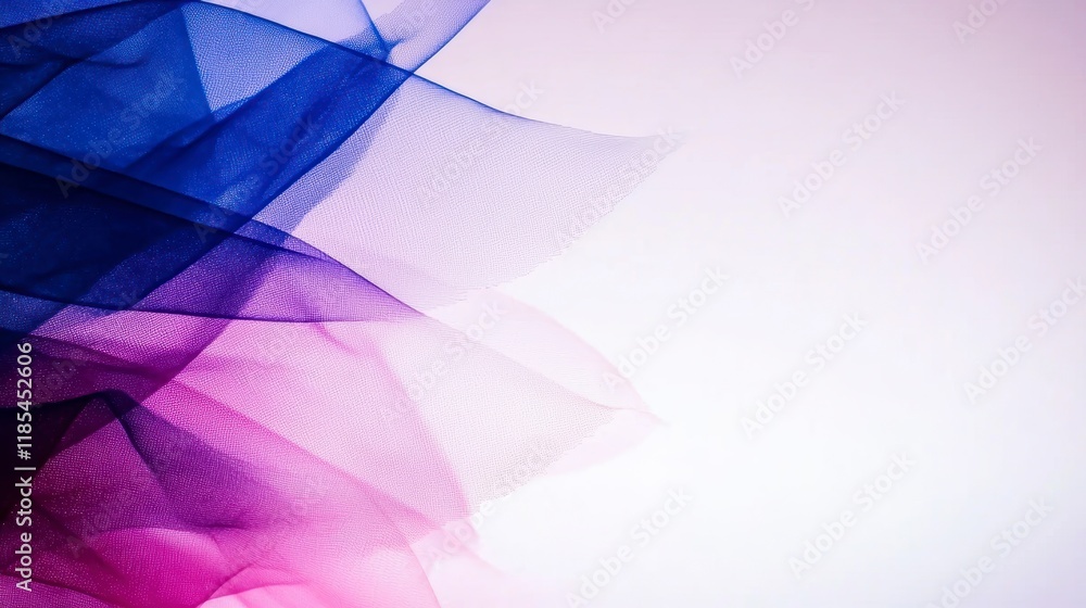 Fototapeta premium Abstract Colorful Fabric Texture Pink Purple Blue Mesh Background