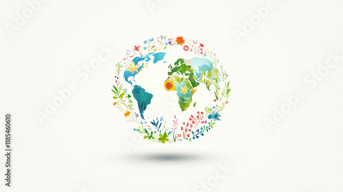Earth Day Floral Globe: A v...