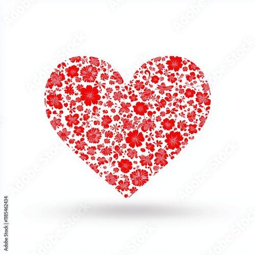 Floral Heart: A romantic il...