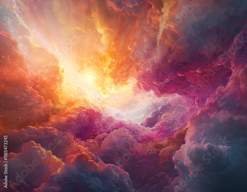 Wallpaper Mural Celestial Cloudscape Torontodigital.ca