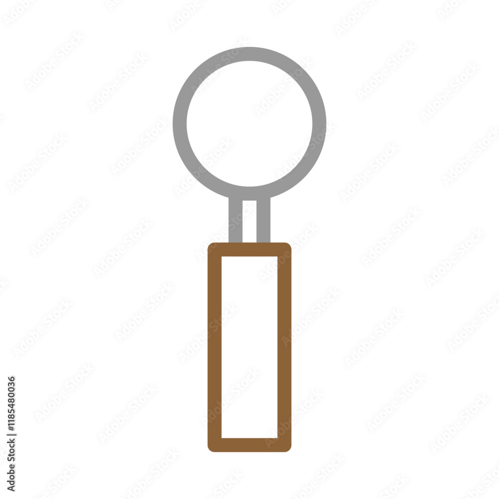 Ice cream scoop with wooden handle. Concept of summer, dessert, and kitchenware. Ice cream scoop with wooden handle. Concept of summer, dessert, and kitchenware.