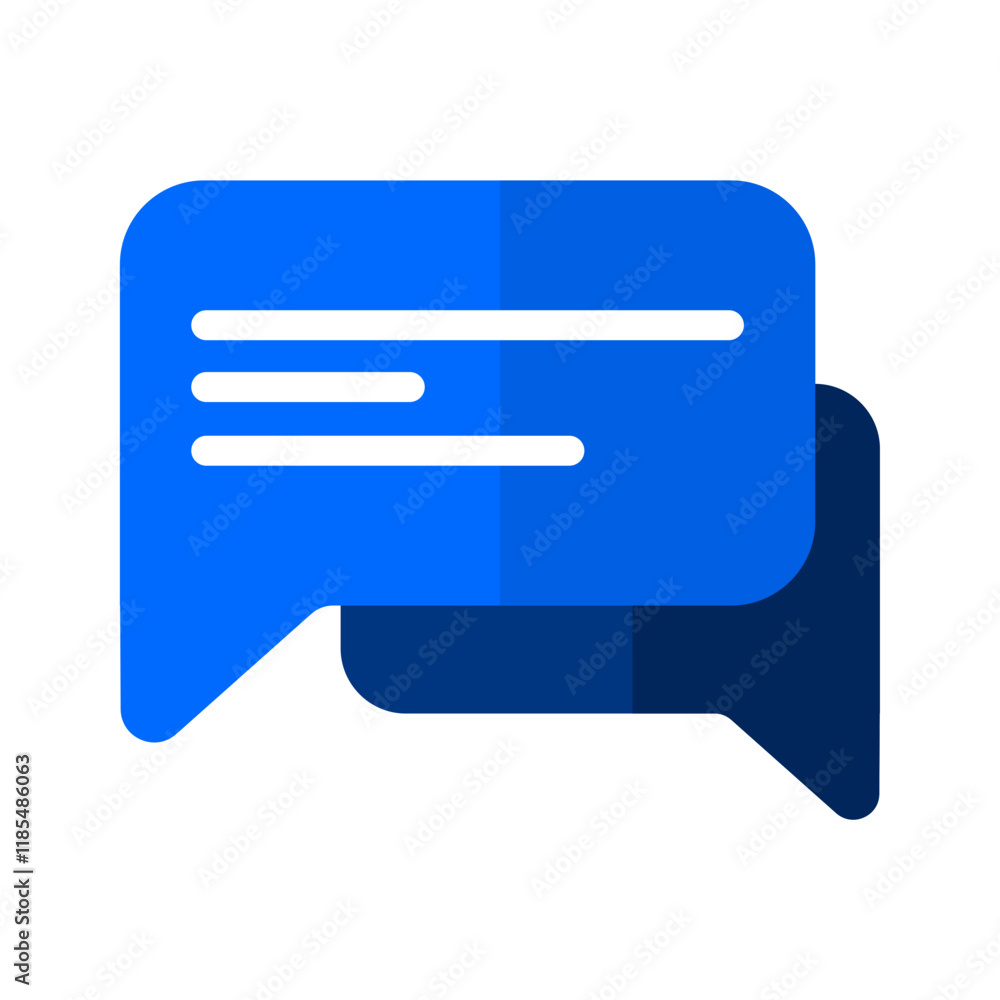 chat icon or message symbol isolated on transparent background chat icon or message symbol isolated on transparent background