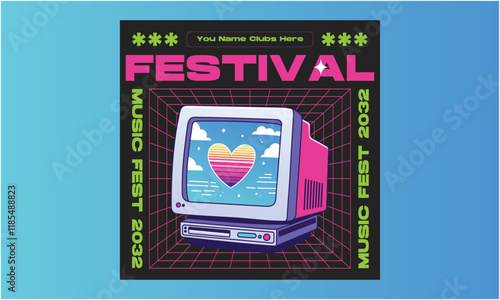 Music Festival Socials Media
