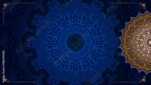 Luxury mandala background with golden arabesque pattern Arabic Islamic east style. Ramadan Style Decorative mandala. Mandala for print, poster, cover, brochure, flyer, banner