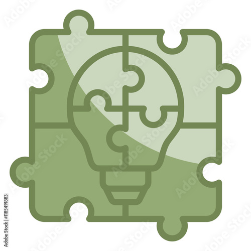 Puzzle Icon Element For Design