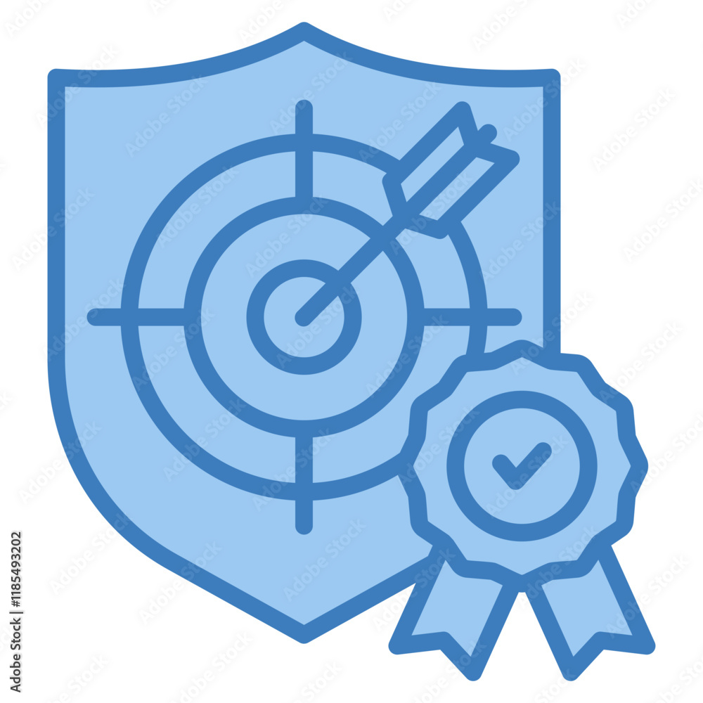 Shield Target Icon Element For Design Shield Target Icon Element For Design