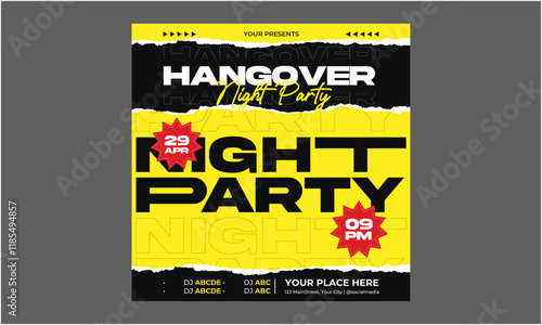 Night Party Socials Media