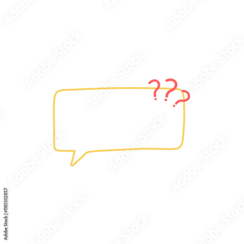 Message box with question mark icon