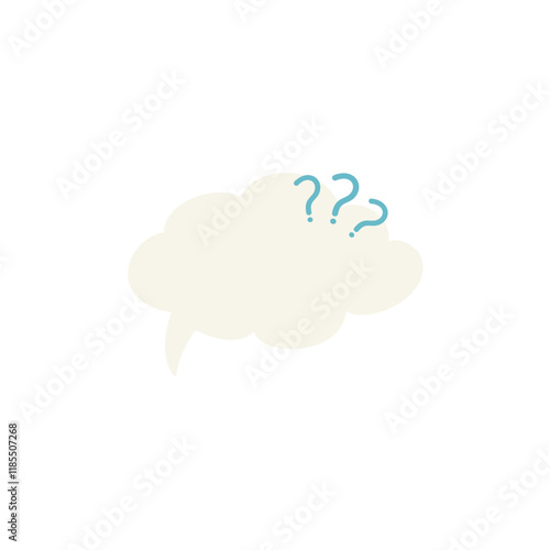 speech bubbles with question mark. Speak bubble text, cartoon chatting box, message box. Blank empty speech bubbles. Cartoon balloon word design.