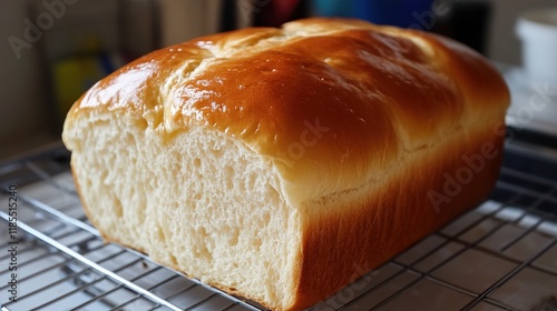 Golden Crust Loaf: Homemade Bread Recipe photo