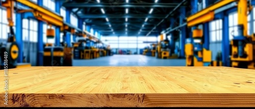Wallpaper Mural Wooden Tabletop Industrial Factory Background Torontodigital.ca