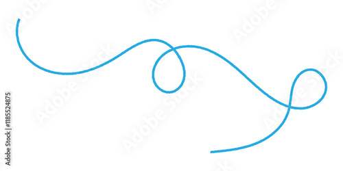 Set of blue thread icons. blue long thread icon. eps 10.
