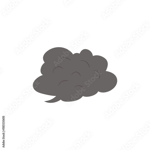 Cartoon Smoke Clouds, Aroma Or Toxic Steaming Vapor, Dust Steam. Flow Mist Or Smoky Steam.