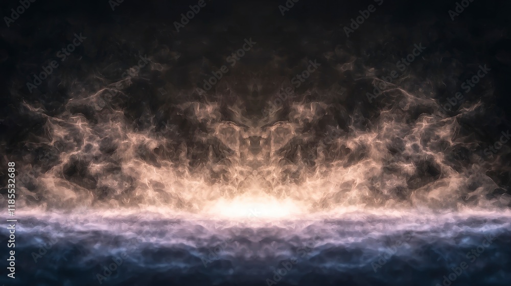 Abstract Smoke Background Dark Fantasy Mystical Haze Gradient Cloudscape Abstract Smoke Background Dark Fantasy Mystical Haze Gradient Cloudscape