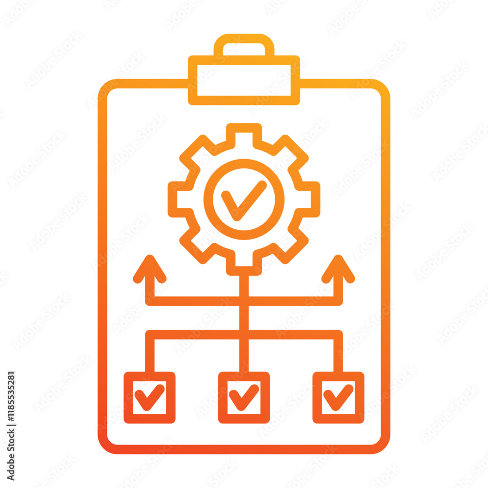 Task Analysis icon element for design Task Analysis icon element for design