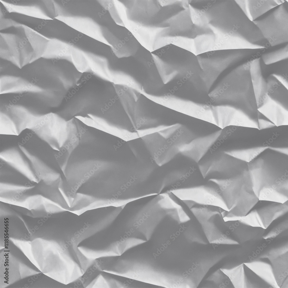 silver crumpled paper texture background . generative ai silver crumpled paper texture background . generative ai