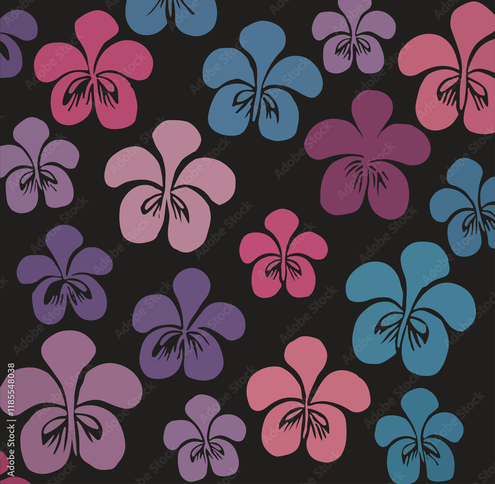 Abstract Flowers background patterns Abstract Flowers background patterns