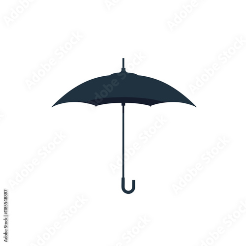 Colorful Open Umbrella Illustration