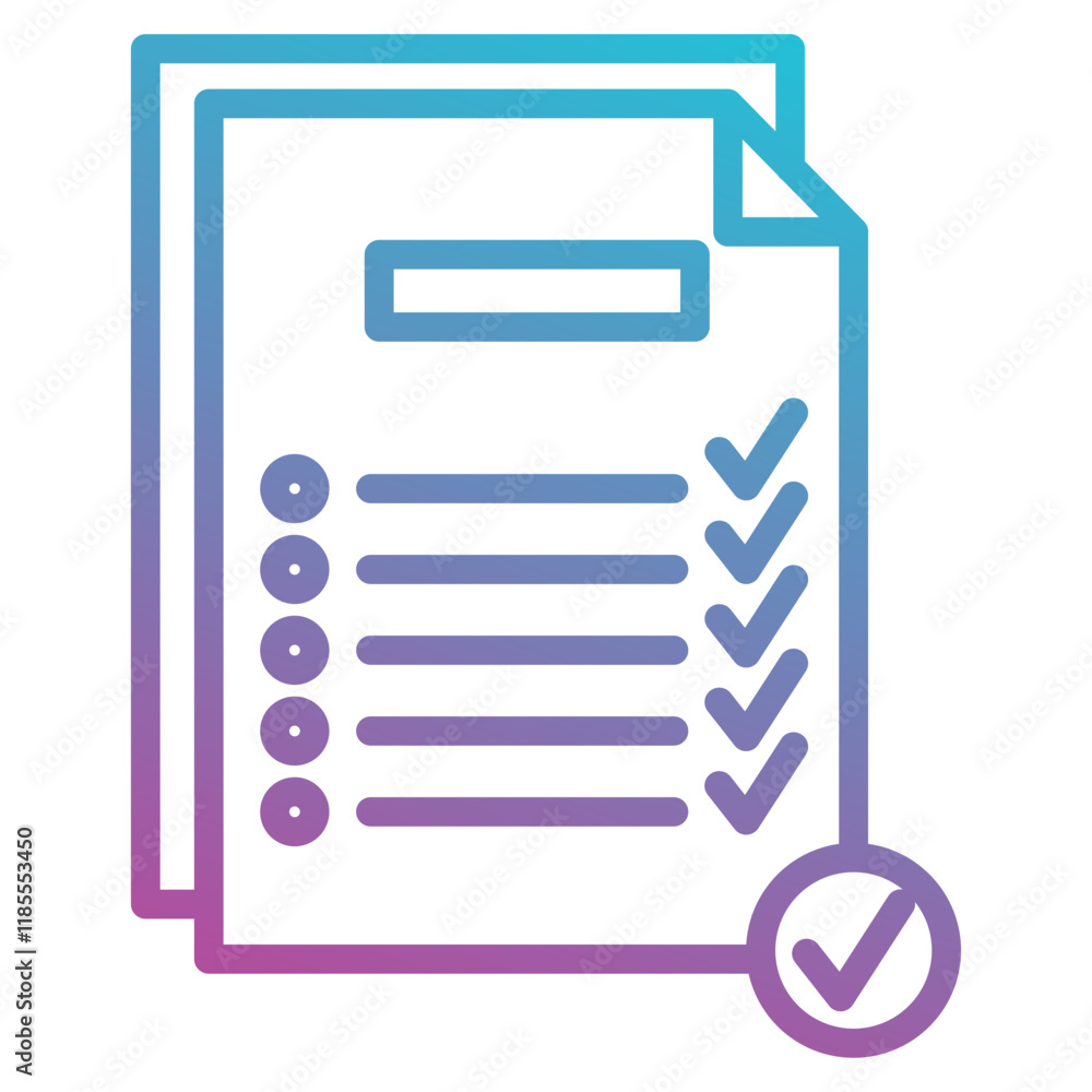 Checklist icon element for design Checklist icon element for design