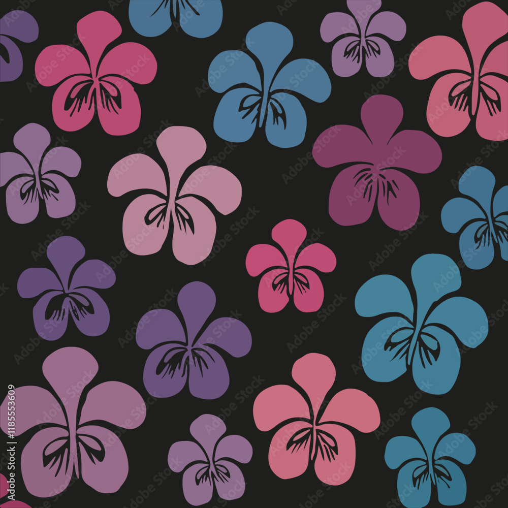 Abstract Flowers background patterns Abstract Flowers background patterns