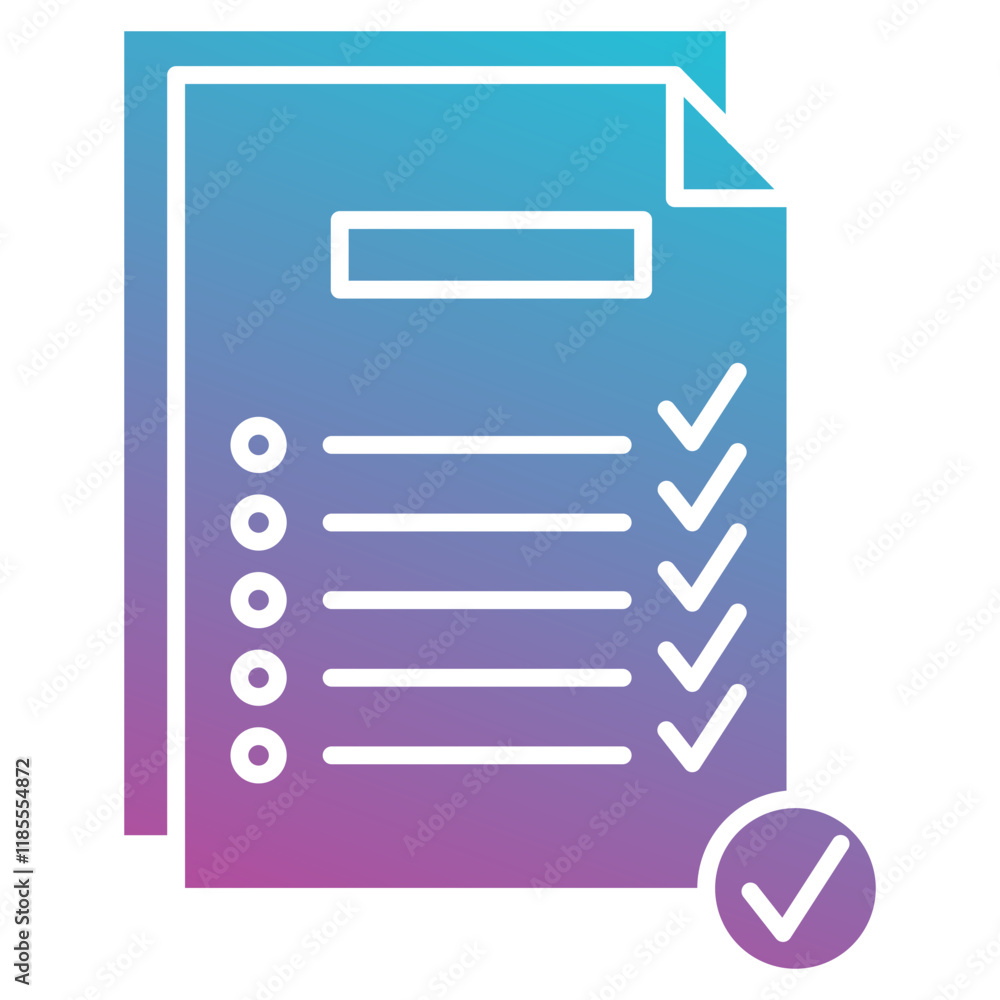 Checklist icon element for design Checklist icon element for design