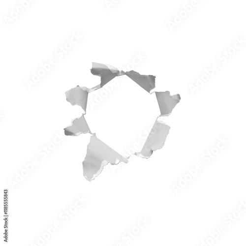 Quadro su tela perforated paper