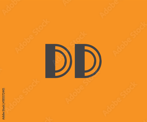 D and D logo design. DD abstract Letters Logo Monogram. This logo design is the process of creating a visual symbol that represents a brand, company, or individual.