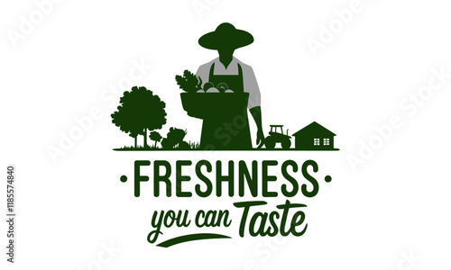 Food Farm vector logo icon clipart 