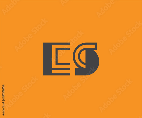 E and S logo design. ES abstract Letters Logo Monogram. This logo design is the process of creating a visual symbol that represents a brand, company, or individual.