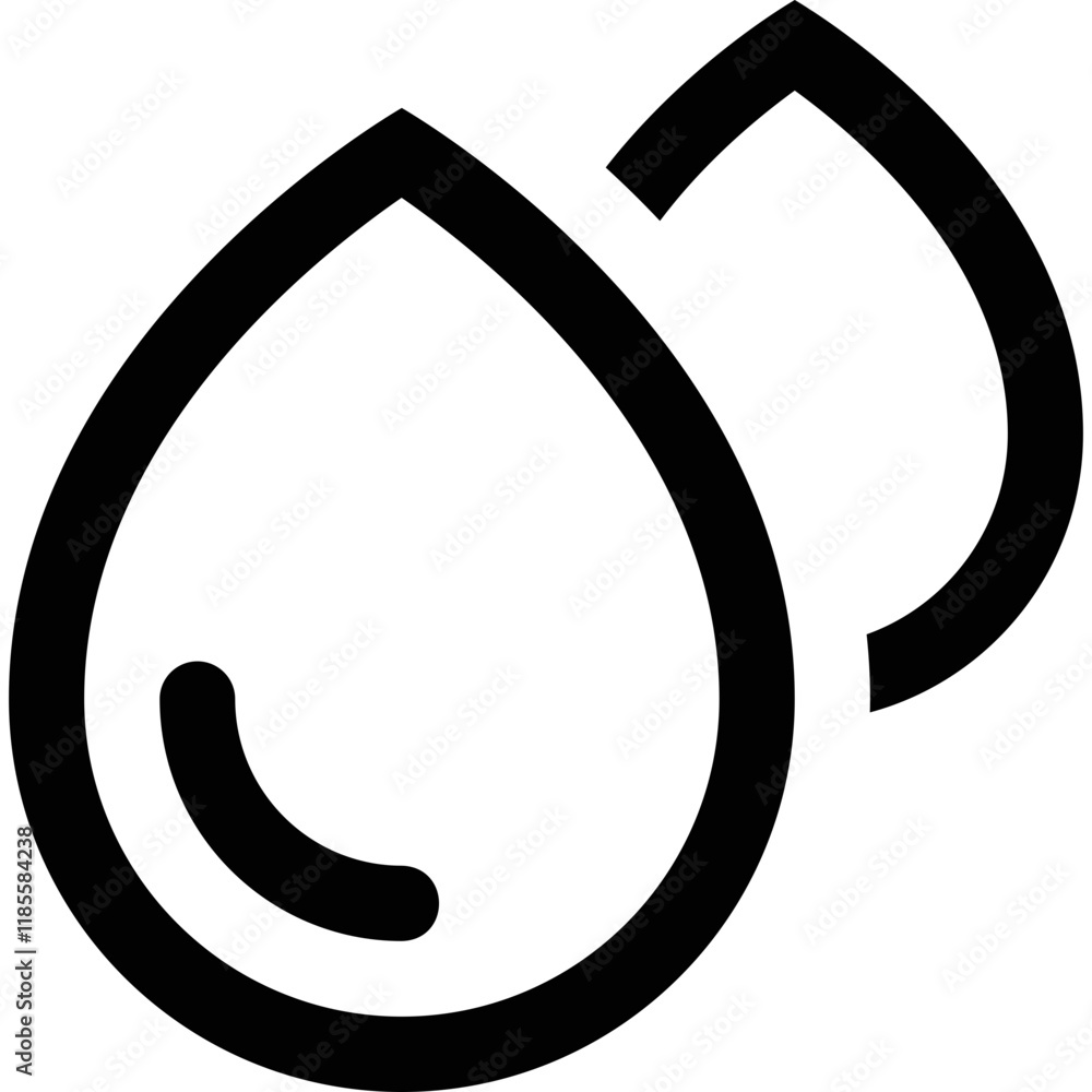 Simple vector icon water Simple vector icon water