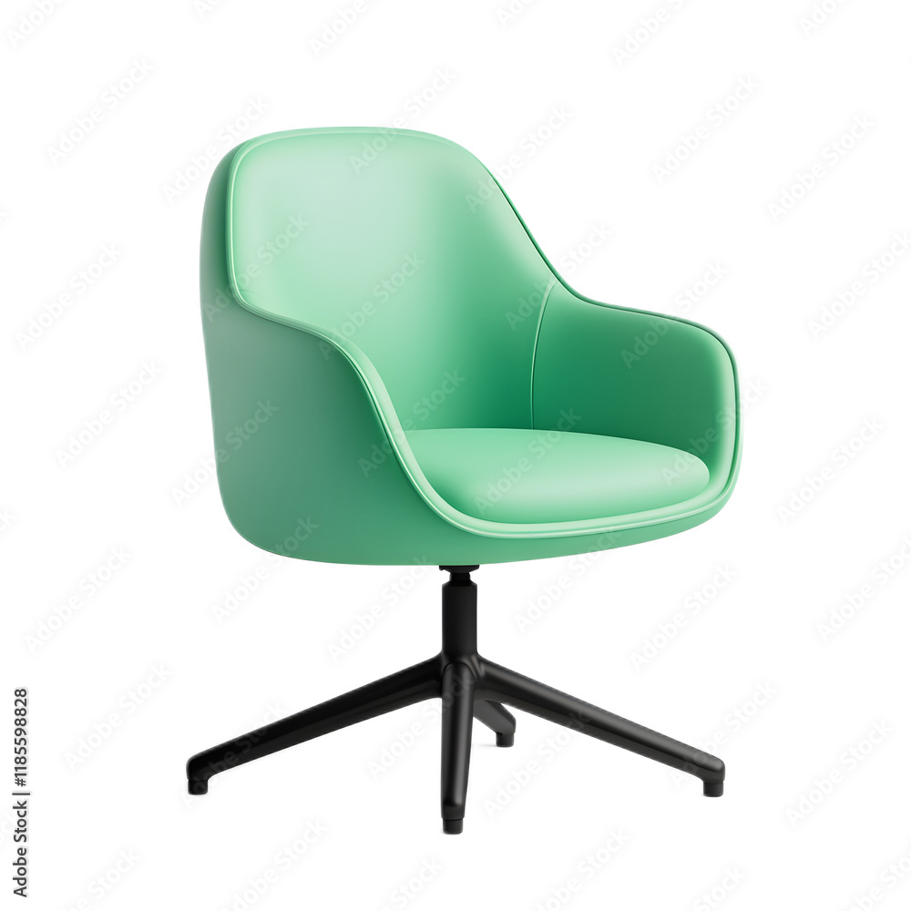 Stylish Green Swivel Office Chair with Ergonomic Design for Comfortable Workspace Stylish Green Swivel Office Chair with Ergonomic Design for Comfortable Workspace