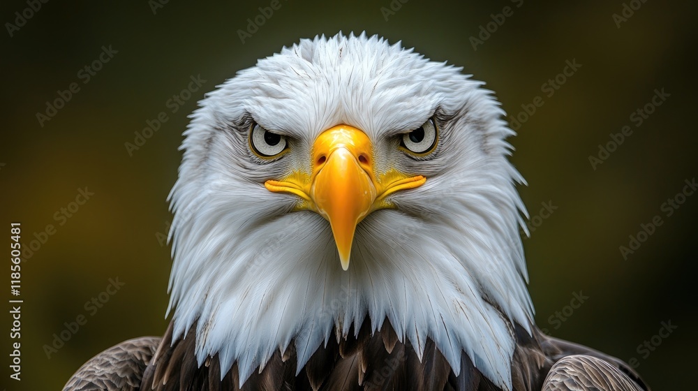 A close-up of a majestic eagle showcasing its intense gaze and detailed feathers. A close-up of a majestic eagle showcasing its intense gaze and detailed feathers.