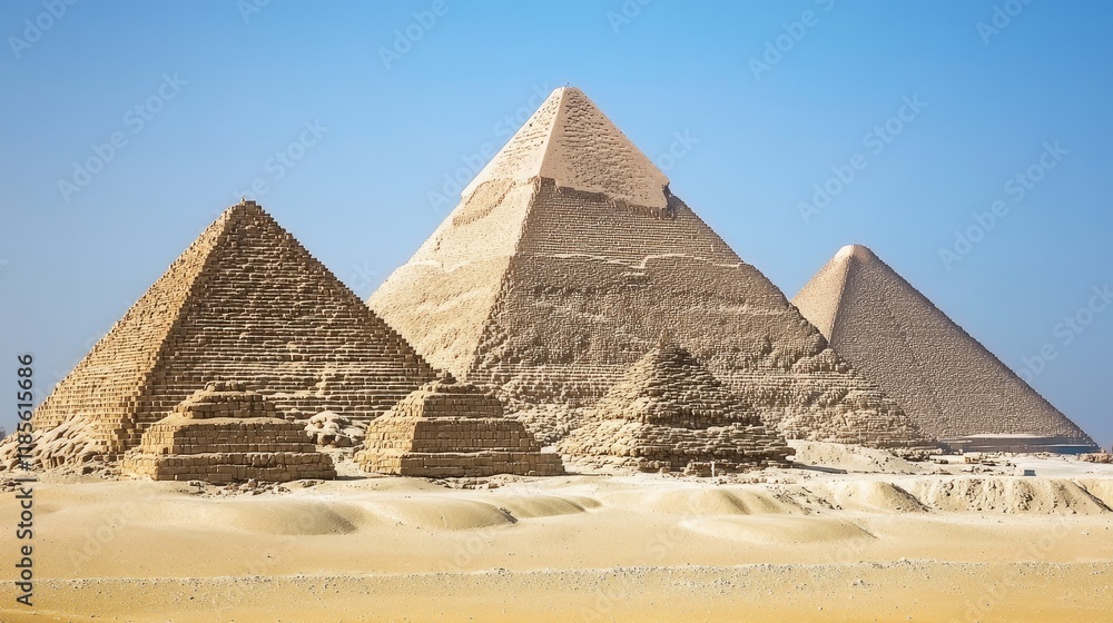 Pyramids of Giza Iconic Symbols of Ancient Egyptian Engineering and Architectural Mastery Pyramids of Giza Iconic Symbols of Ancient Egyptian Engineering and Architectural Mastery