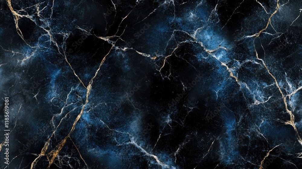 Elegant Black and Blue Abstract Marble Texture with Golden Veins for Sophisticated Design Projects Elegant Black and Blue Abstract Marble Texture with Golden Veins for Sophisticated Design Projects