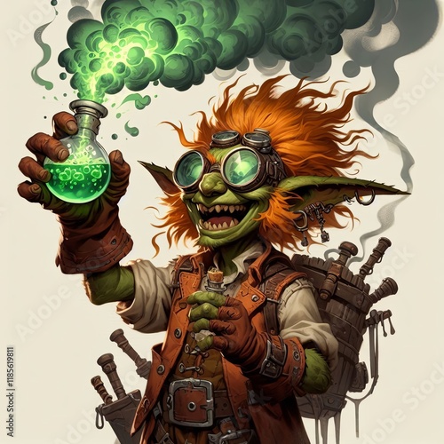 Mad Goblin Alchemist and Green Mist photo