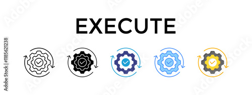 Execute Collection With Five Icon Combinations