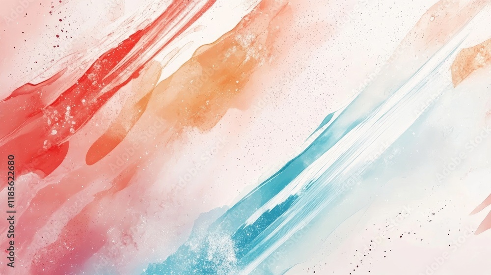 Fototapeta premium Abstract luxurious marbling background with vibrant brushstrokes and glitter effects ideal for fashion textiles and tile designs
