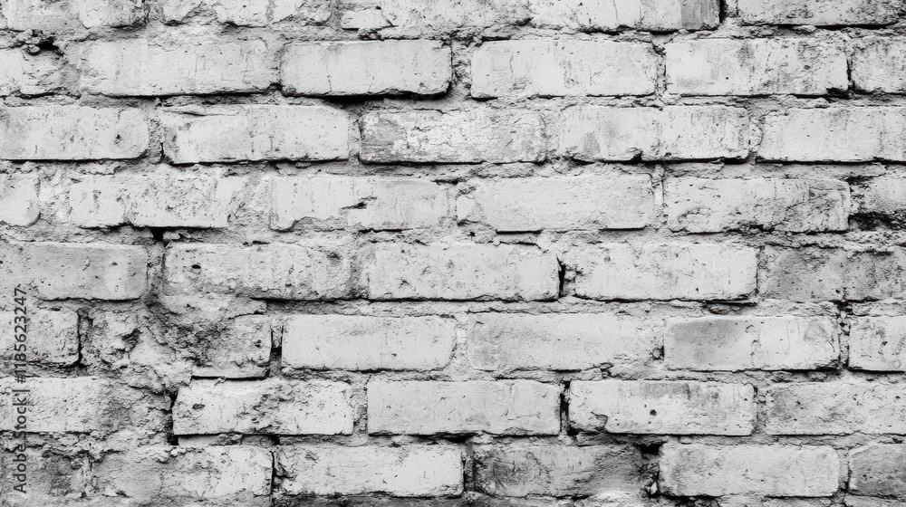 Weathered gray brick wall with rough texture ideal for backgrounds and architectural design projects Weathered gray brick wall with rough texture ideal for backgrounds and architectural design projects