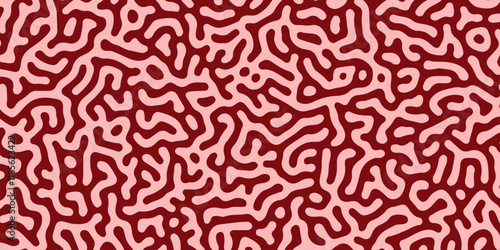 Collection of turing abstract seamless pattern. multicolor pattern reaction biology diffusion. Repeated line pattern. Dashes turing surface. Uneven cells texture. Repeating hand draw lines brain. Arts