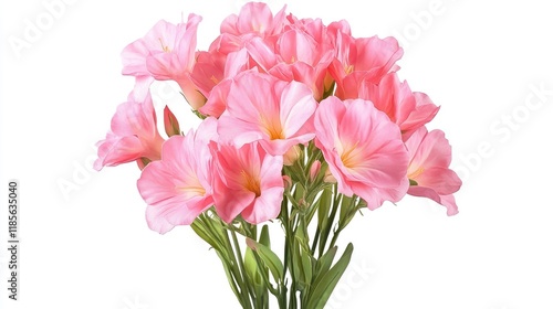 Pink oleander flowers in a stunning bouquet showcasing vibrant petals and a romantic aesthetic perfect for floral arrangements and decor
