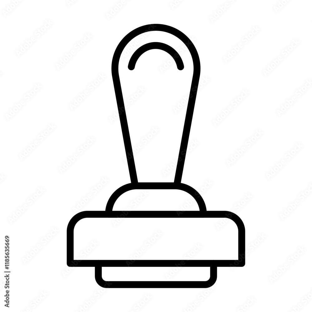 Approval stamp icon Vector logo outline Approval stamp icon Vector logo outline