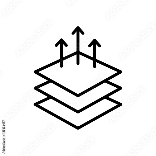 Insulation icon Vector logo outline
