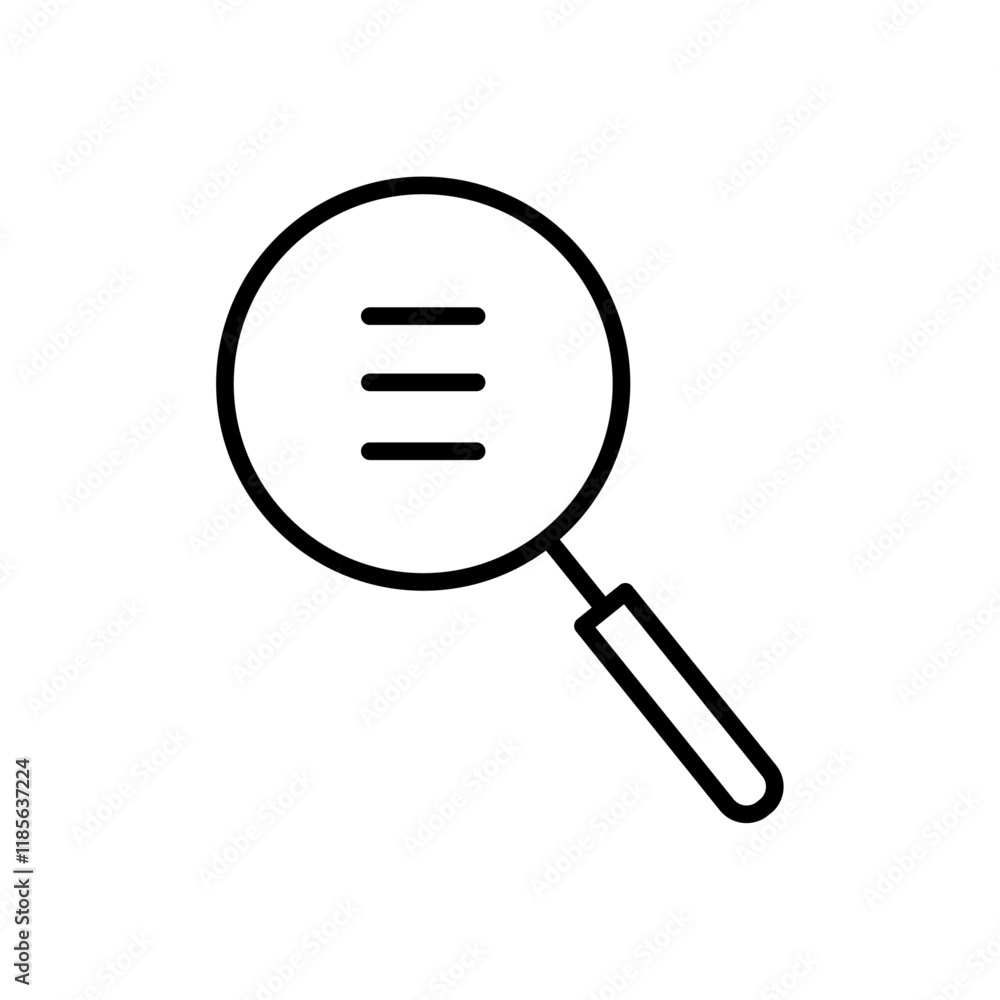 Search icon Vector logo outline Search icon Vector logo outline