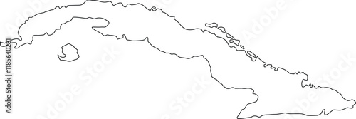 Simple Map Of Cuba 