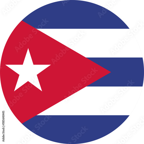 Cuba circle flag