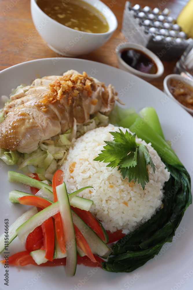 chicken hainan chinese authentic tradisional food chicken hainan chinese authentic tradisional food